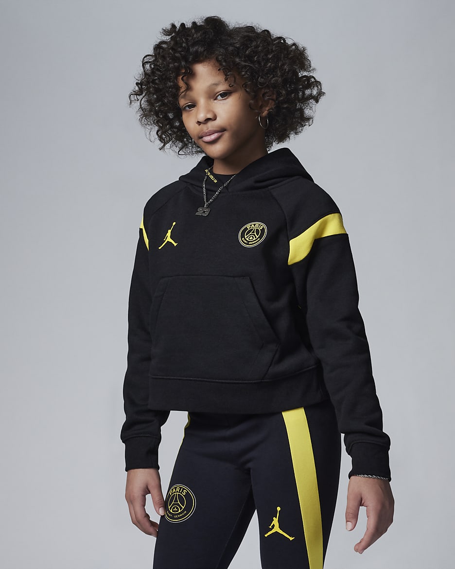 Jordan Paris Saint Germain Fleece Hoodie Big Kids Hoodie. Nike JP